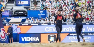 Las duplas españolas Lili-Paula y Daniela-Tania concluyeron su paso por el Mundial de vóley playa