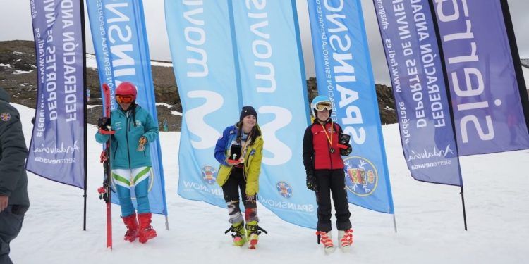 Daniela González, campeona de España Movistar de skicross (SX) en Sierra Nevada