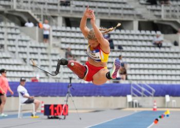 Nagore Folgado-Javier Zaplana, bronce mundial en los 100 metros T12