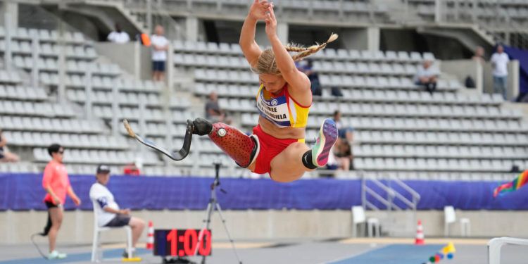 Nagore Folgado-Javier Zaplana, bronce mundial en los 100 metros T12