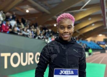 Devynne Charlton rozó su récord mundial en 60m vallas en Madrid