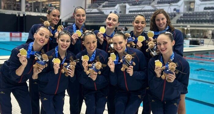 El dúo Mireia Hernández-Dennis González y el equipo lograron sendos oros en rutinas técnicas