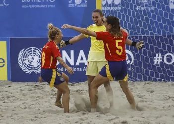La selección española de fútbol playa superó a Polonia y alcanza la final ante Portugal