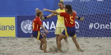 La selección española de fútbol playa superó a Polonia y alcanza la final ante Portugal
