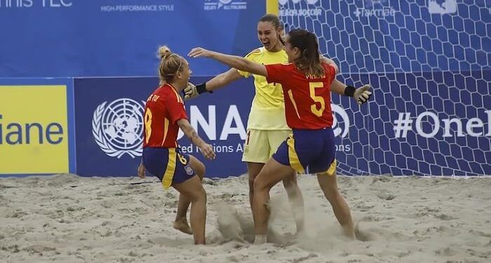 La selección española de fútbol playa superó a Polonia y alcanza la final ante Portugal