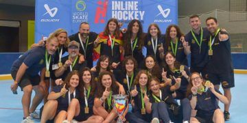 España, campeona de Europa de hockey línea