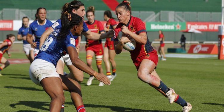 El Seven de España cierra la séptima plaza en las Series de Dubai tras ganar a Gran Bretaña