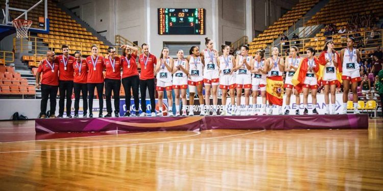 España, subcampeona de Europa U18 de basket