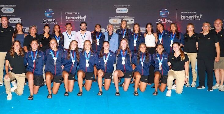España cerró como subcampeona el Mundial sub’18 de waterpolo tras caer ante Australia