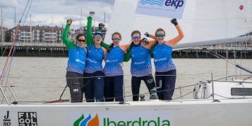 El equipo del Abra se impuso en la primera prueba de la Liga Iberdrola de vela 2026