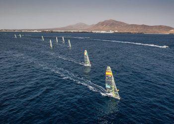 Regata Internacional de Lanzarote con las clases iQFoil, ILCA 6, ILCA 7, 49er y 49er FX en liza