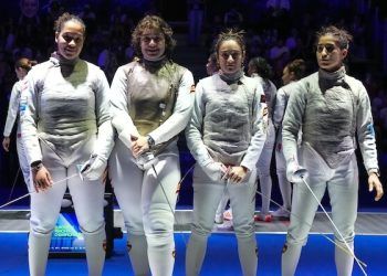 España rozó el podio de florete por equipos en los campeonatos de Europa de esgrima