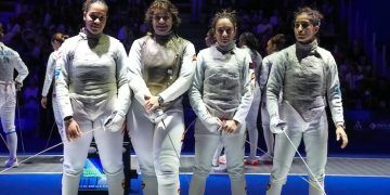 España rozó el podio de florete por equipos en los campeonatos de Europa de esgrima