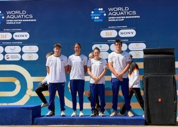 España, bronce en relevos mixtos de la Copa del Mundo de aguas abiertas en Somabay