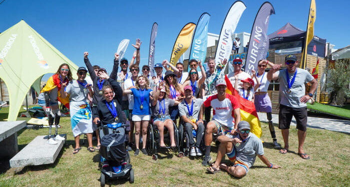 España, nueva campeona de Europa en parasurfing
