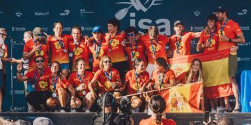 España subcampeona del mundo en los ISA World SUP & Paddleboard Championship 2023