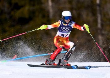 Arrieta Rodríguez, trigésima tercera en el eslalon olímpico que ganó Mikaela Shiffrin