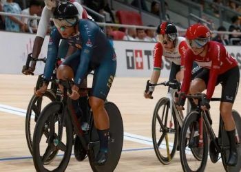 Eva Anguela concluyó en sexta posición en el scratch del Mundial de pista de Shanghái