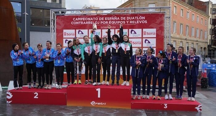 C.E.A Bétera, campeonas de España de duatlón contrarreloj equipos 2024 en Soria