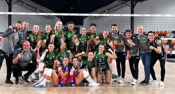 Fundación Cajasol Andalucía se impuso al Slovan Bratislava y avanzó en la CEV Challenge Cup