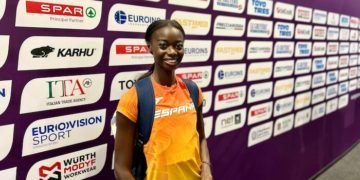 Fátima Diame se clasificó para su primera final de un Europeo al aire libre