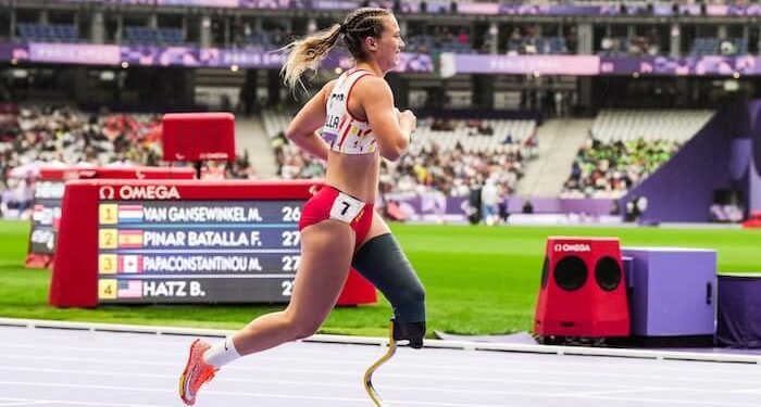 Fiona Pinar, séptima en los 200 metros T64 en París