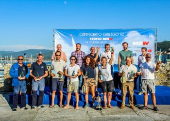 Ramada y Óscar Peixoto y Nano Yáñez y Manuel Fernández, campeones Gallegos de A Dos