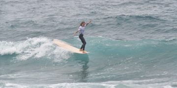Ginger Caimi, campeona de España de Longboard