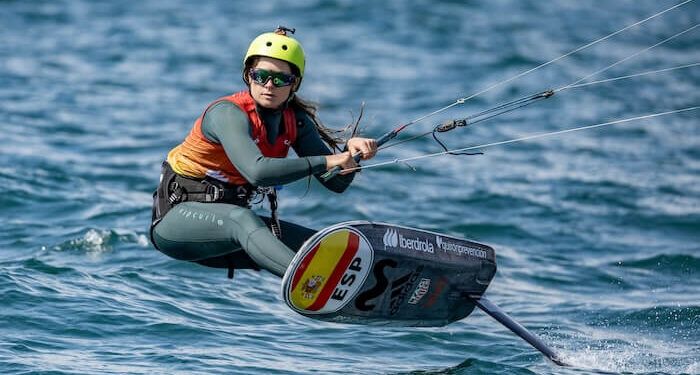 Gisela Pulido estrenó el campo de regatas olímpico en la Long Beach Regatta