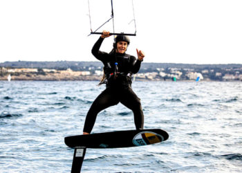 Gisela Pulido, bronce en el Campeonato de Europa de Formula Kite