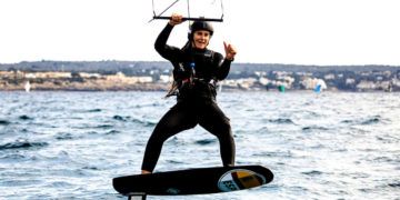 Gisela Pulido, bronce en el Campeonato de Europa de Formula Kite