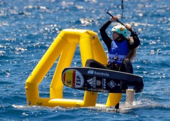 Gisela Pulido finalizó quinta en Formula Kite tras disputar tres Semifinales de las que ganó una en el Test Event