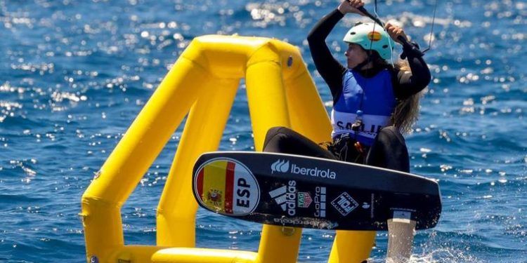 Gisela Pulido finalizó quinta en Formula Kite tras disputar tres Semifinales de las que ganó una en el Test Event