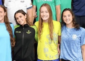 Herrero, Daza, Juste y Campabadal sellaron el billete para París 2024 en relevo de 4×200 libre