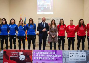 La Diputació de València presenta el segon torneig professional de pilota femenina