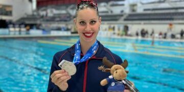 Iris Tió dio forma a un ejercicio que valió la plata en Solo Técnico en la Copa del Mundo de Markham