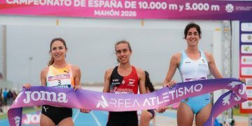 Idaira Prieto revalidó el título de campeona de España de 10.000 metros en Mahón