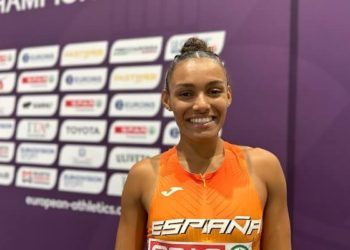 Ana Peleteiro, campeona de Europa de triple salto en Roma