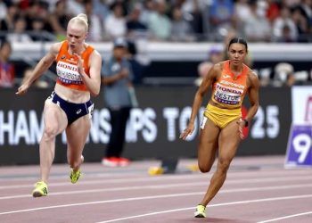 Jaël-Sakura Bestué accedió a las semifinales de los 200 metros en el Mundial de Tokio