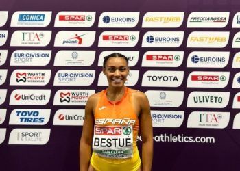 Jaël-Sakura Bestué, séptima en la final de los 200m del Europeo de Roma