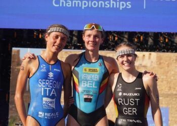 Jolien Vermeylen se coronó campeona de Europa de triatlón sprint en Melilla