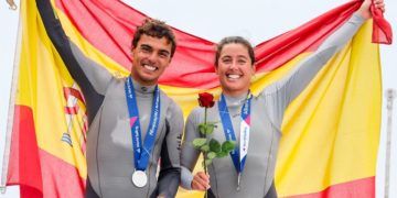 Jordi Xammar y Nora Brugman, plata en la clase 470 en el Mundial de La Haya