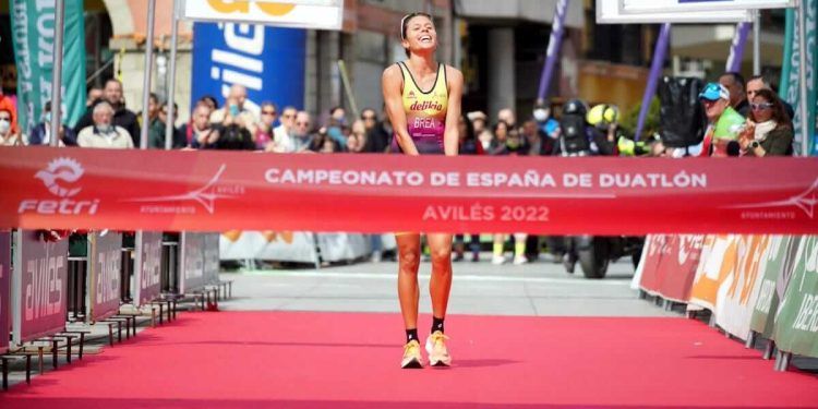 Joselyn Brea, campeona de España de Duatlón 2022 en Avilés