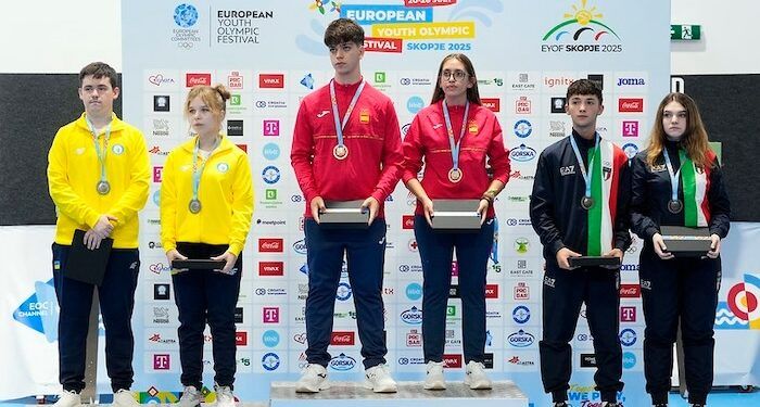 España logró cinco medallas en su estreno en el FOJE