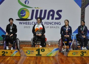 Judith Rodríguez, campeona en espada en la Copa del Mundo de esgrima de Sao Paulo