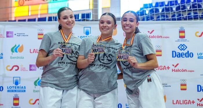 El karate valenciano consigue doce medallas en el campeonato de España de clubes 2025