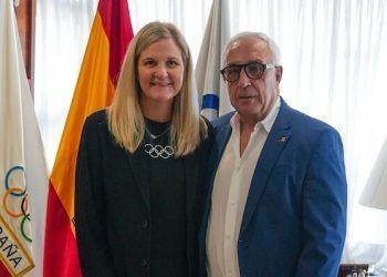 Kirsty Coventry visitó el Comité Olímpico Español y se reunió con Alejandro Blanco