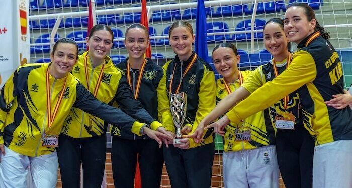 El karate valenciano consigue doce medallas en el campeonato de España de clubes 2025