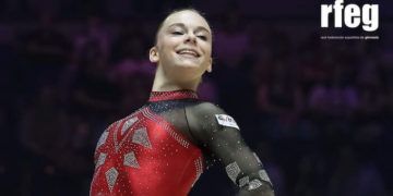 La gimnasta Laura Casabuena firmó una sexta plaza en suelo y mantiene sus opciones olímpicas