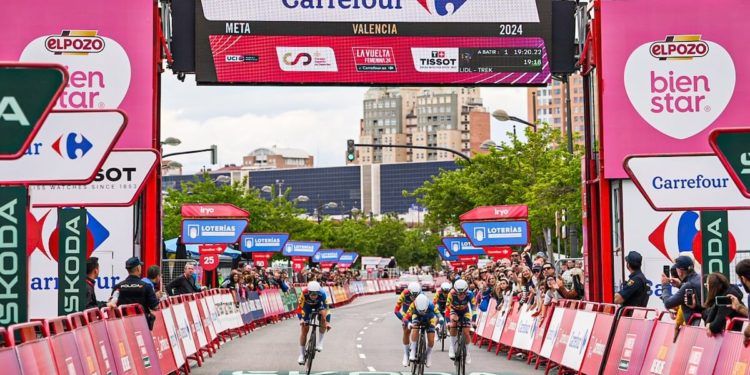 Lidl-Trek, caída y victoria en La Vuelta